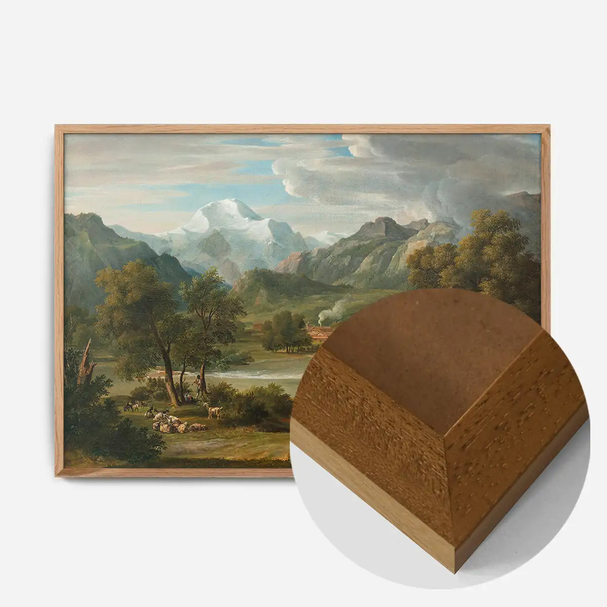 Lauterbrunnertal Near Unterseen Print by Joseph Anton Koch