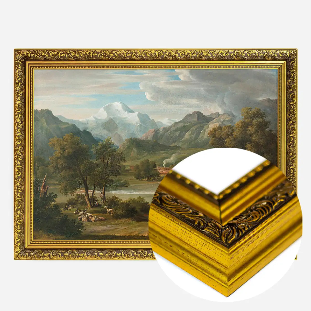 Lauterbrunnertal Near Unterseen Print by Joseph Anton Koch