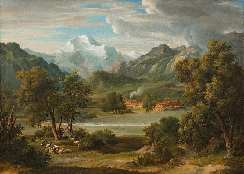 Lauterbrunnertal Near Unterseen Print by Joseph Anton Koch