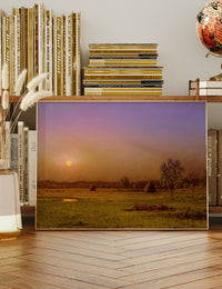 Marsh Sunset Print by Martin Johnson Heade