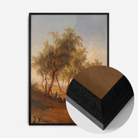 Orientalischer Reiter vor einer Stadt by Georg Geyer Poster Print