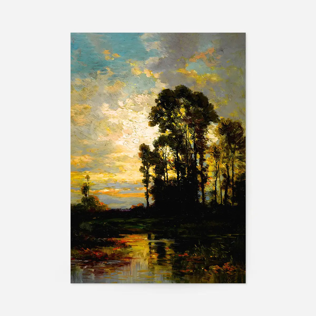 Pastoral Sunset by Carl Weber Poster Print