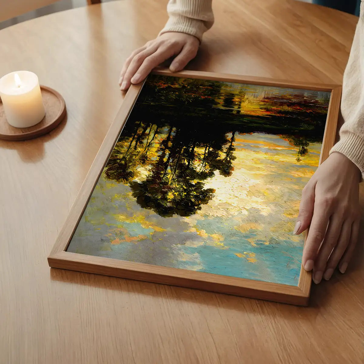 Pastoral Sunset by Carl Weber Poster Print
