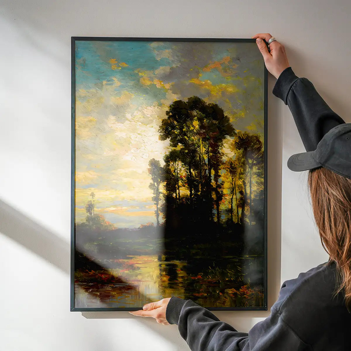 Pastoral Sunset by Carl Weber Poster Print