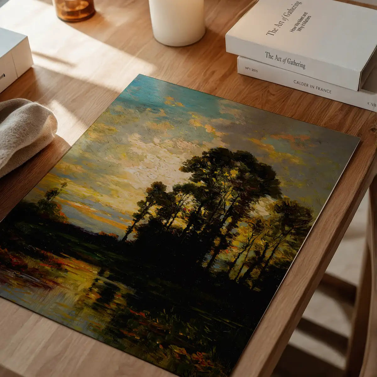 Pastoral Sunset by Carl Weber Poster Print
