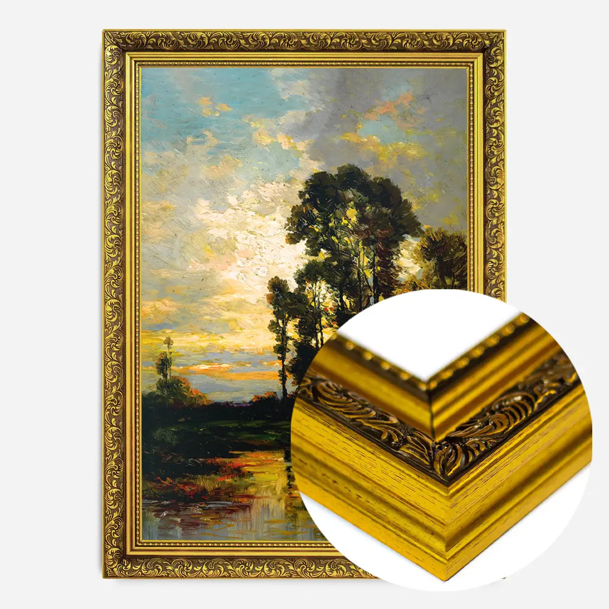 Pastoral Sunset by Carl Weber Poster Print
