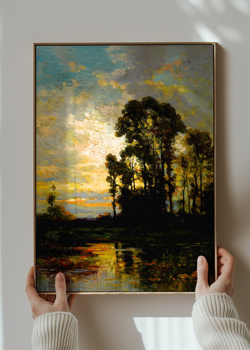 Pastoral Sunset by Carl Weber Poster Print