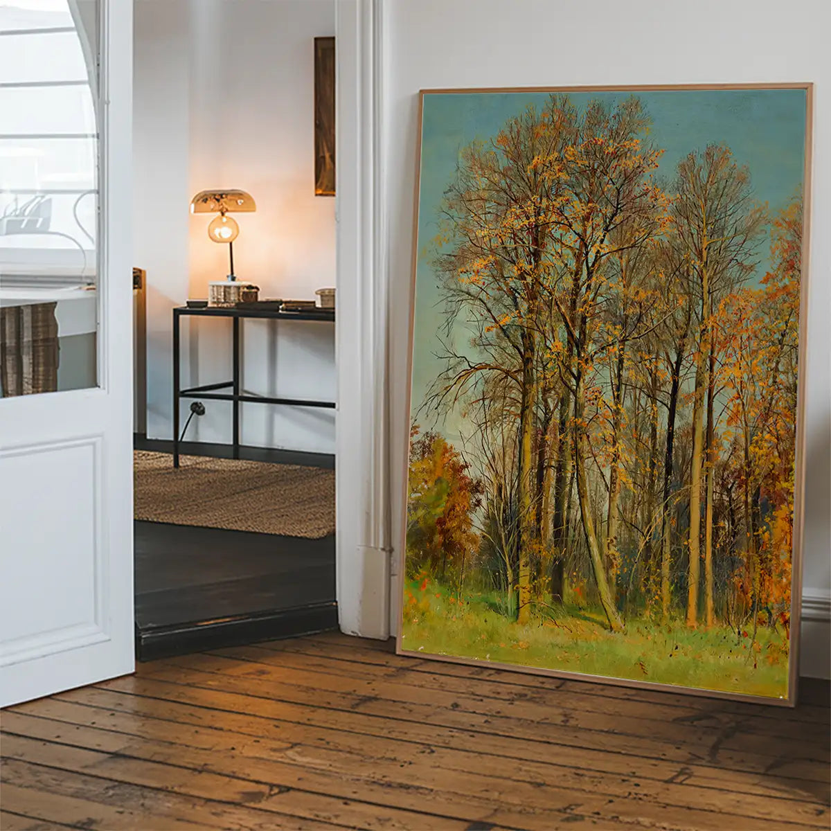 Rowan Trees In Autumn by Ivan Ivanovich Shishkin Poster Print