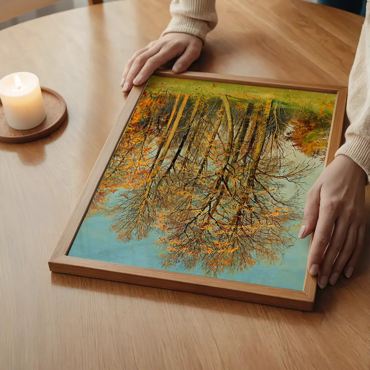 Rowan Trees In Autumn by Ivan Ivanovich Shishkin Poster Print