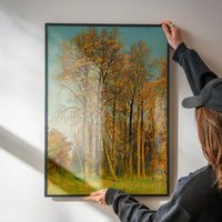 Rowan Trees In Autumn by Ivan Ivanovich Shishkin Poster Print