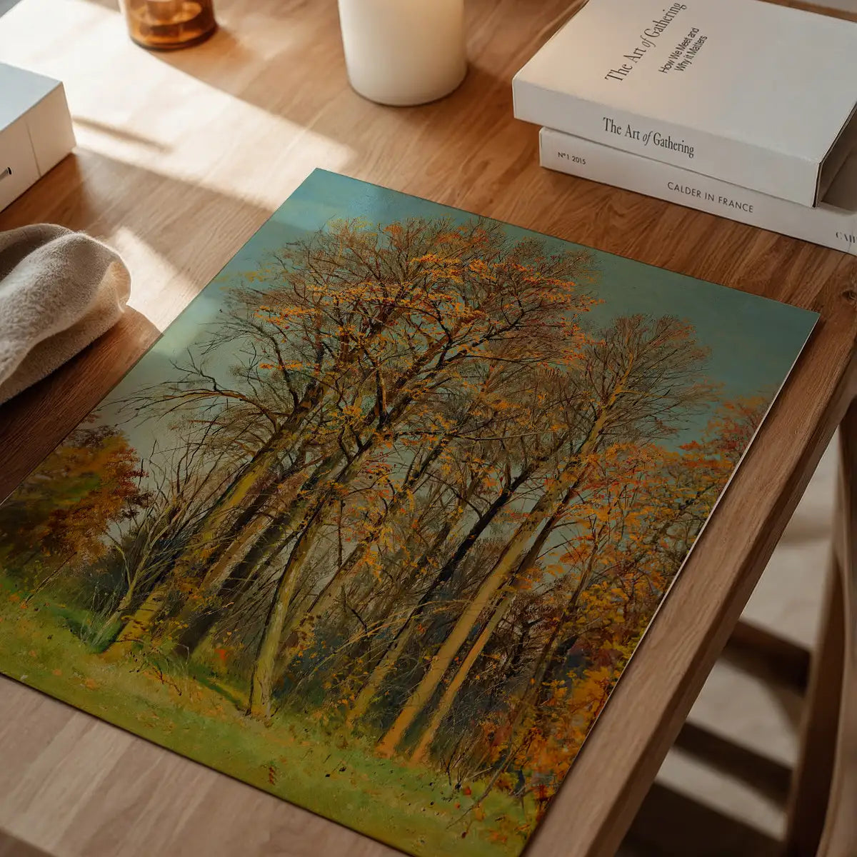 Rowan Trees In Autumn by Ivan Ivanovich Shishkin Poster Print