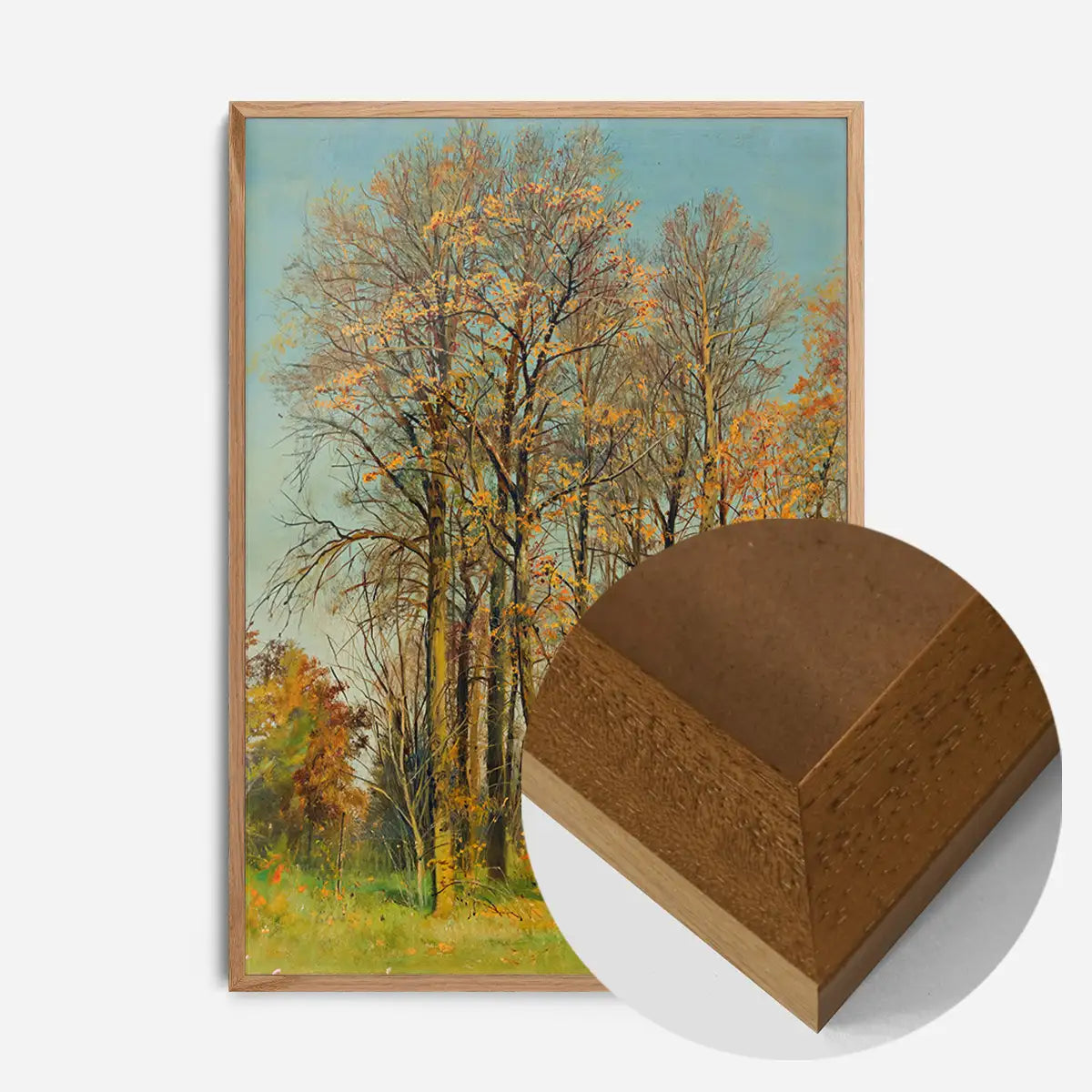 Rowan Trees In Autumn by Ivan Ivanovich Shishkin Poster Print