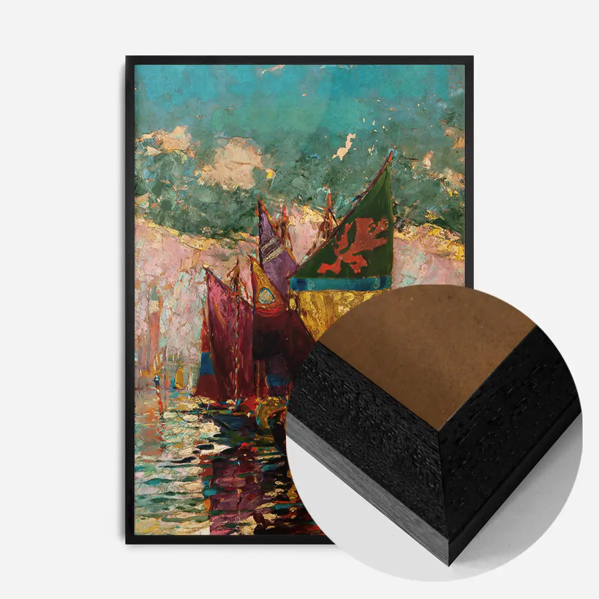Sails of Sunet by Henry Cruse Murphy Poster Print