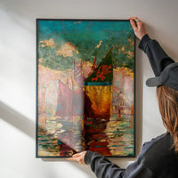 Sails of Sunet by Henry Cruse Murphy Poster Print
