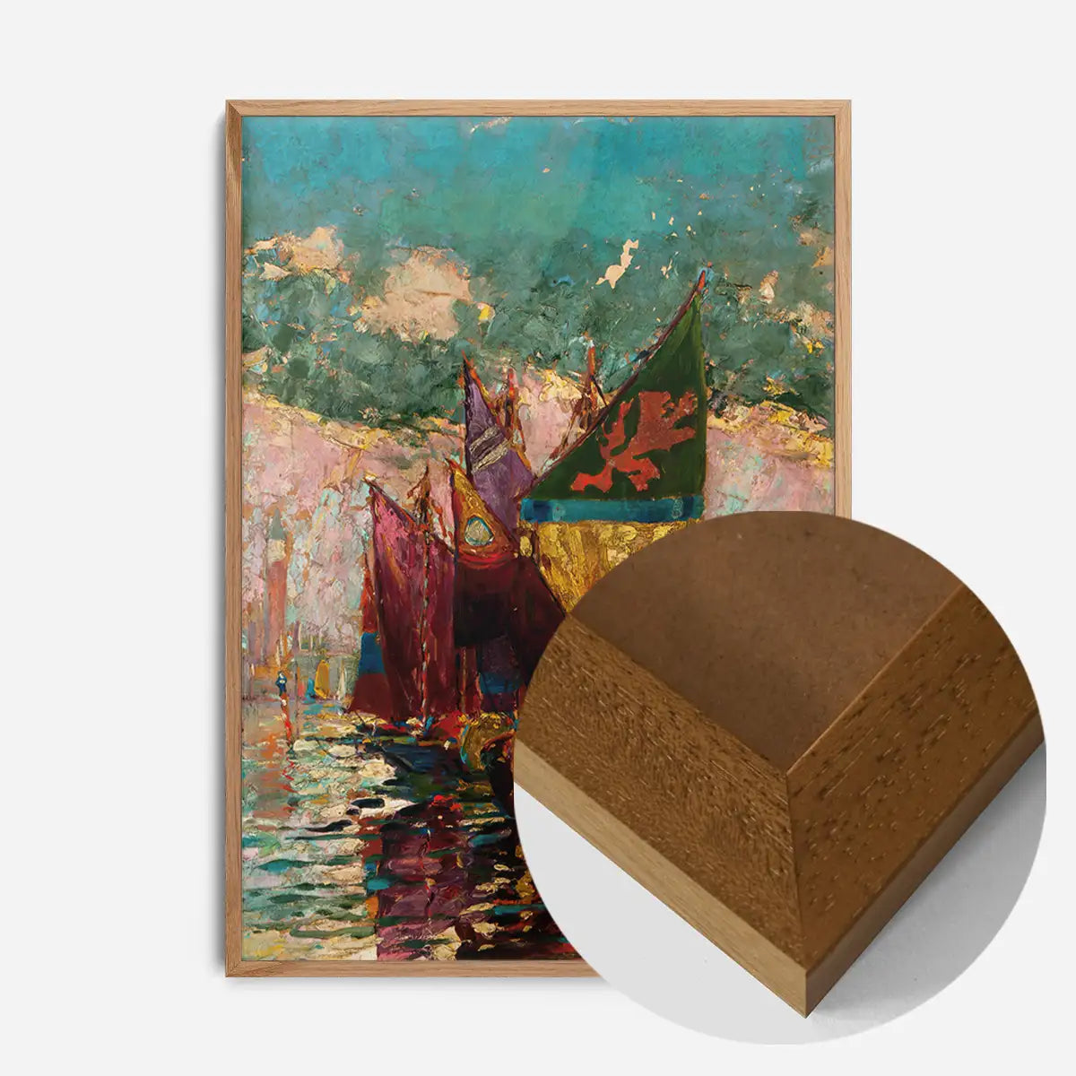 Sails of Sunet by Henry Cruse Murphy Poster Print