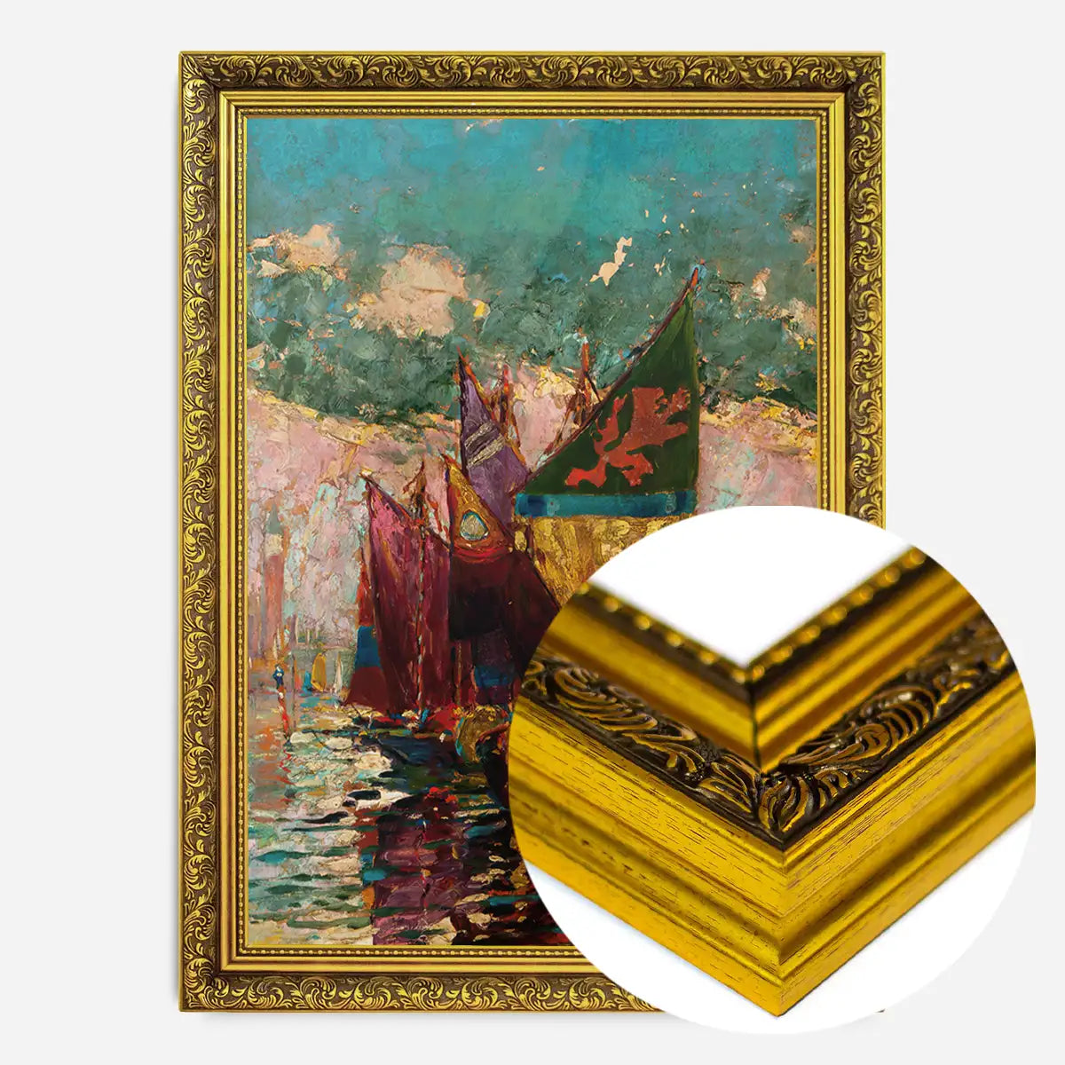 Sails of Sunet by Henry Cruse Murphy Poster Print