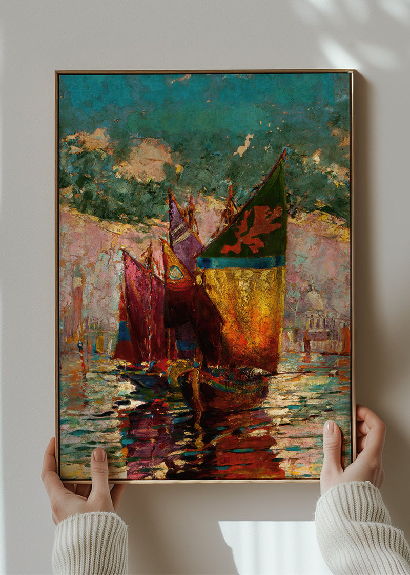 Sails of Sunet by Henry Cruse Murphy Poster Print