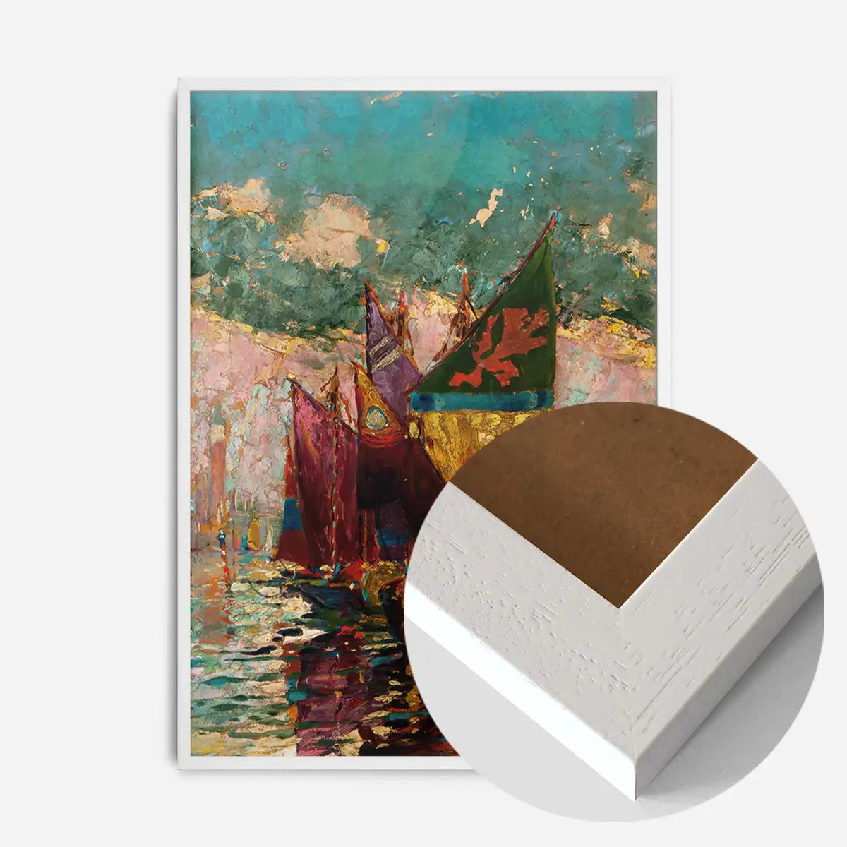 Sails of Sunet by Henry Cruse Murphy Poster Print