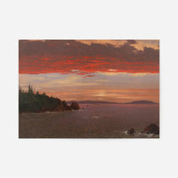 Mount Desert Sunrise Print by Frederic Edwin Church