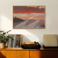 Mount Desert Sunrise Print by Frederic Edwin Church