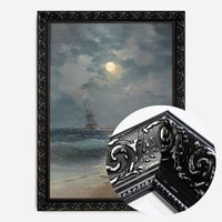 Ship by Moonlight by Ivan Konstantinovich Aivazovsky Poster Print