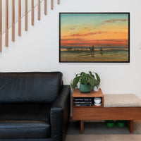 Sunset in Egypt Print by Louis-Amable Crapelet