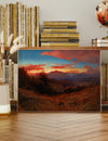 Sunset on Mount Diablo Print by William Keith