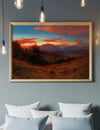 Sunset on Mount Diablo Print by William Keith