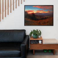 Sunset on Mount Diablo Print by William Keith