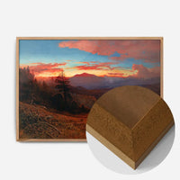 Sunset on Mount Diablo Print by William Keith