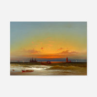 Sunset Seascape Print by James Hamilton