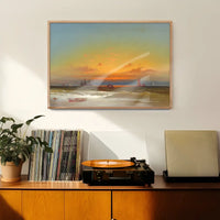 Sunset Seascape Print by James Hamilton