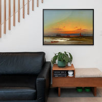 Sunset Seascape Print by James Hamilton