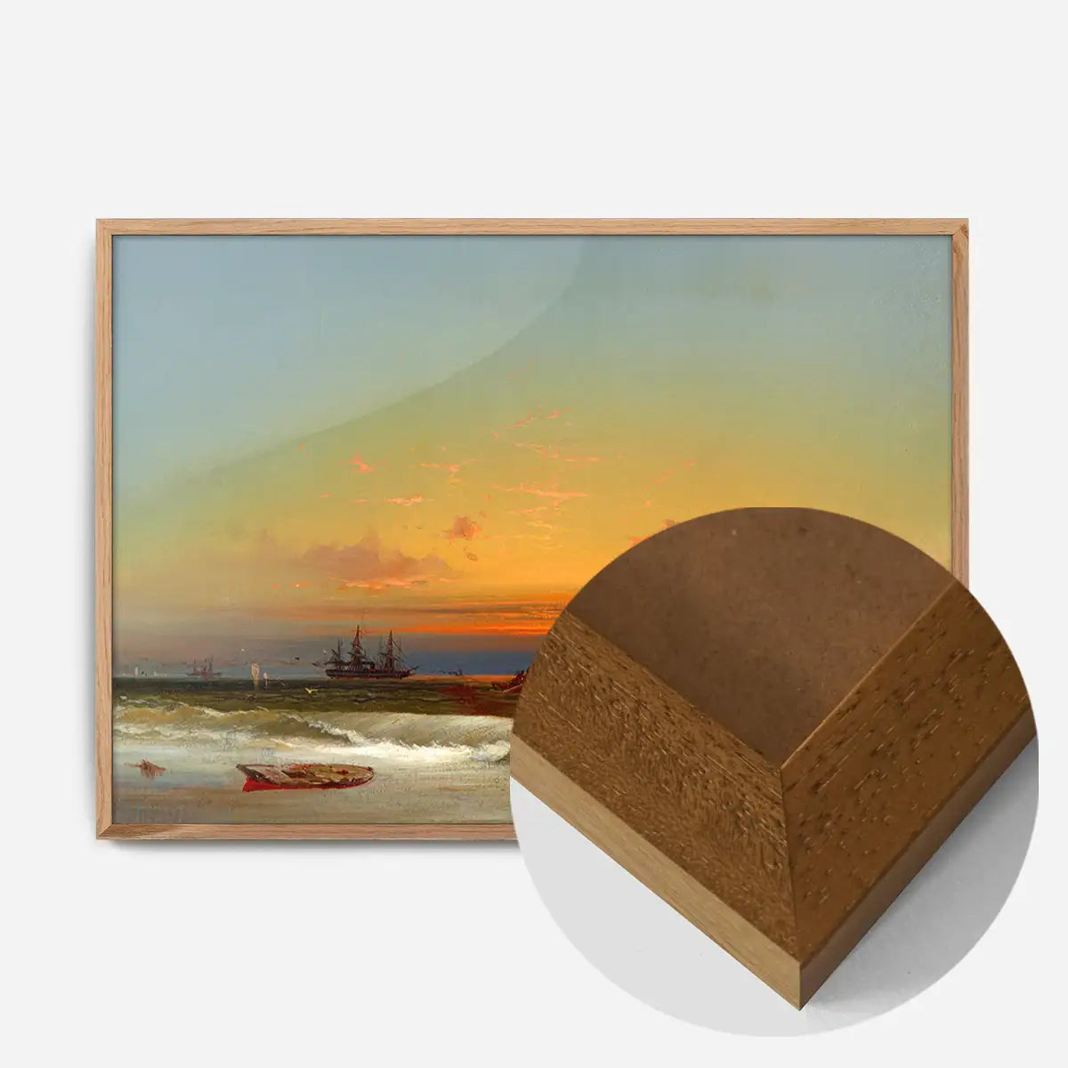 Sunset Seascape Print by James Hamilton