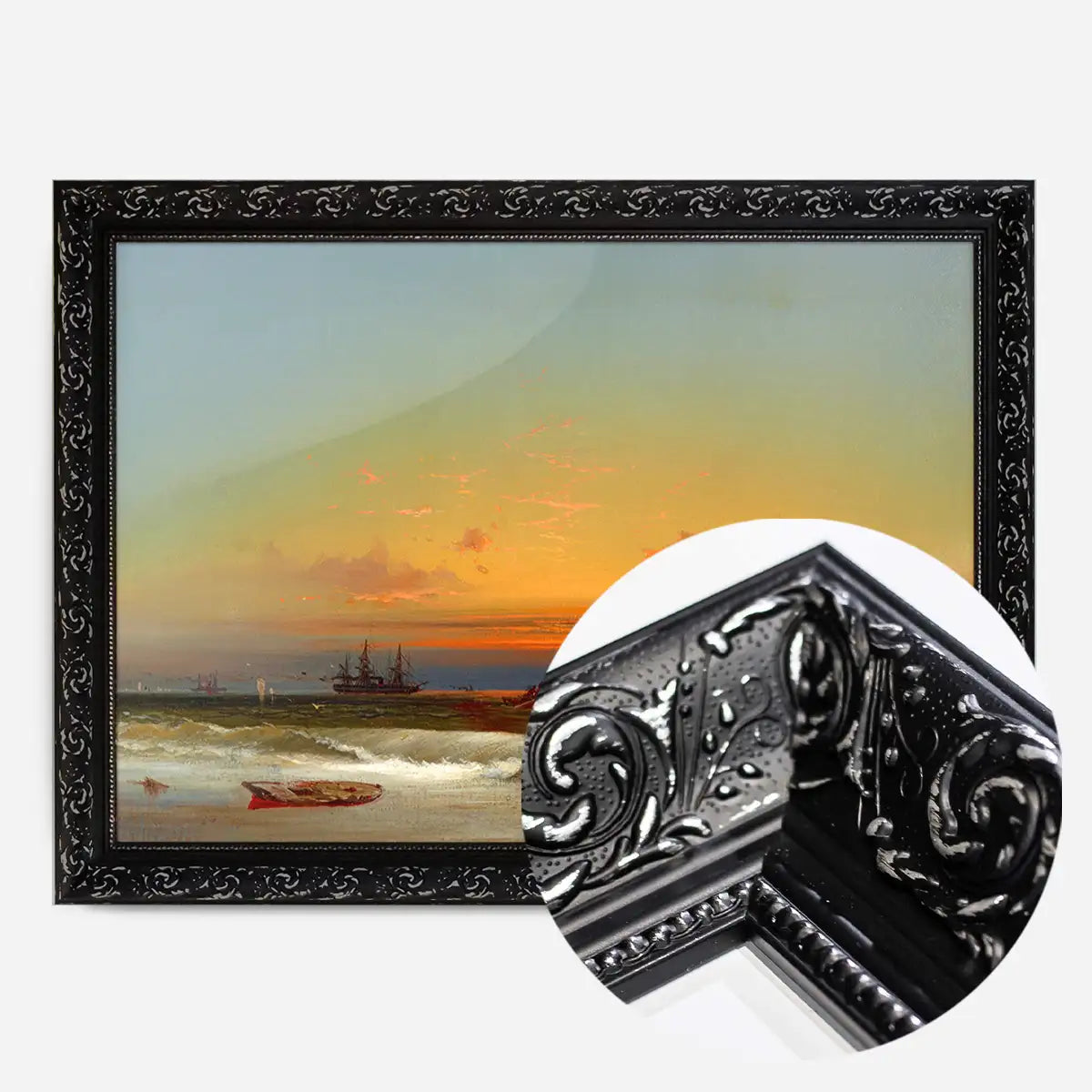 Sunset Seascape Print by James Hamilton