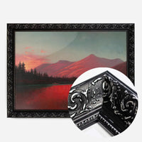 Sunset Silver Lake Cottonwood Canyon Print by Alfred Lambourne