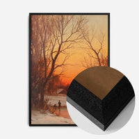 Sunset Woods and Pond by Bruce Crane Poster Print