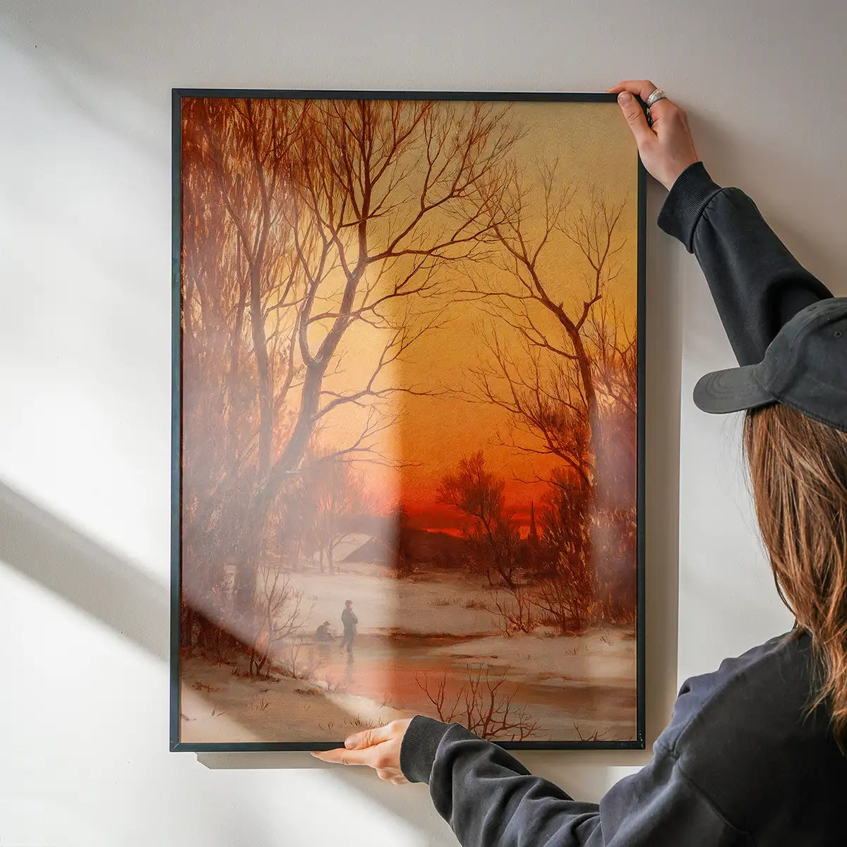 Sunset Woods and Pond by Bruce Crane Poster Print