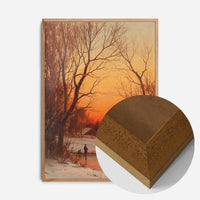 Sunset Woods and Pond by Bruce Crane Poster Print