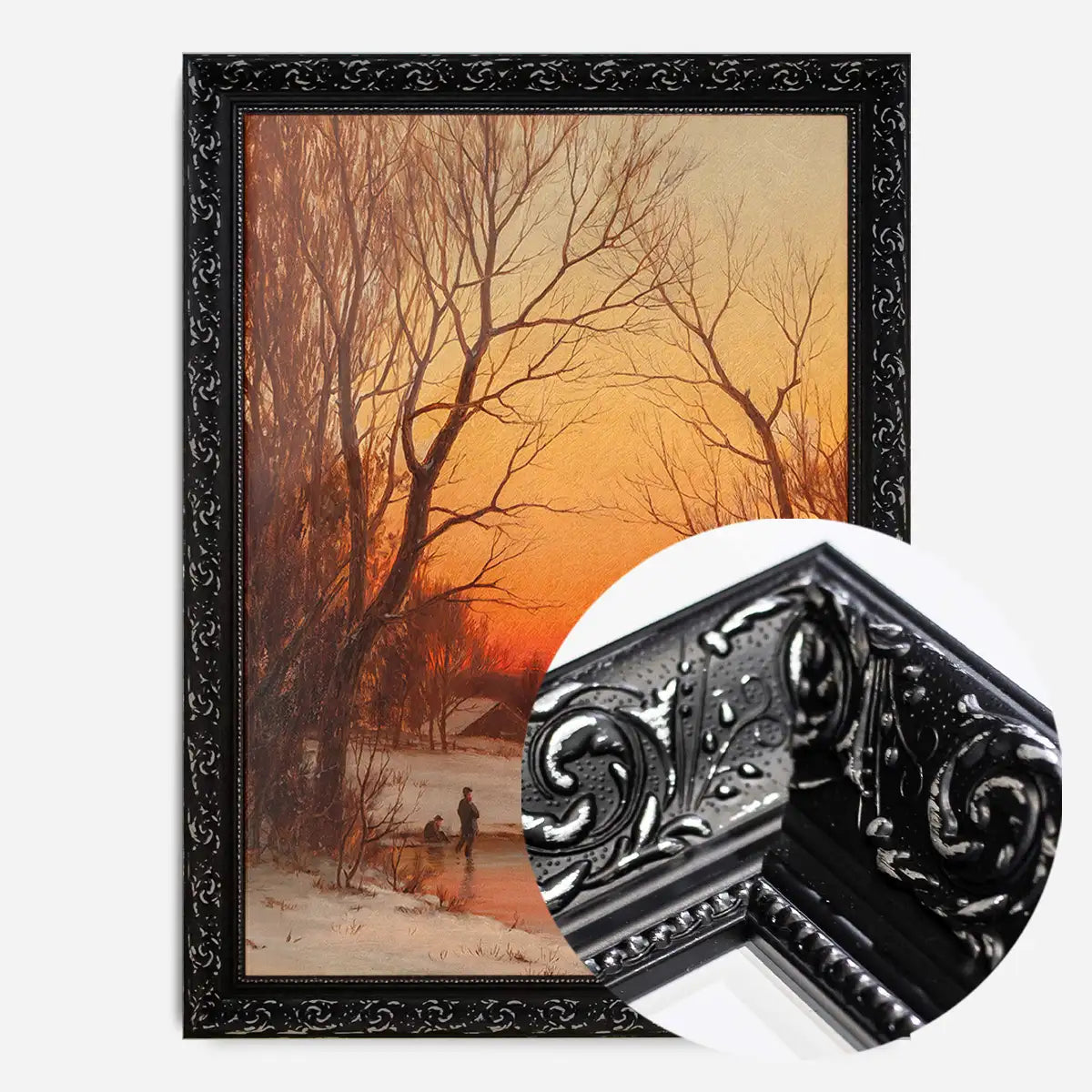 Sunset Woods and Pond by Bruce Crane Poster Print