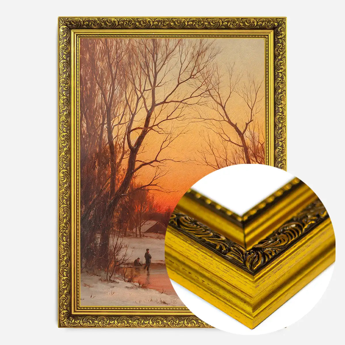 Sunset Woods and Pond by Bruce Crane Poster Print
