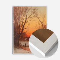 Sunset Woods and Pond by Bruce Crane Poster Print