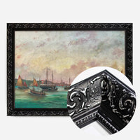 Tall masted steamer Print by Basilio Ivankovic