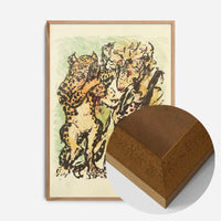 The ram Bokert and the tomcat Hinze by Lovis Corinth Poster Print