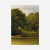 Trees in the park by Friedrich Loos Poster Print