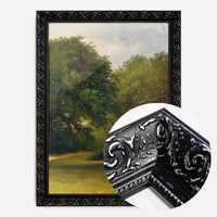 Trees in the park by Friedrich Loos Poster Print
