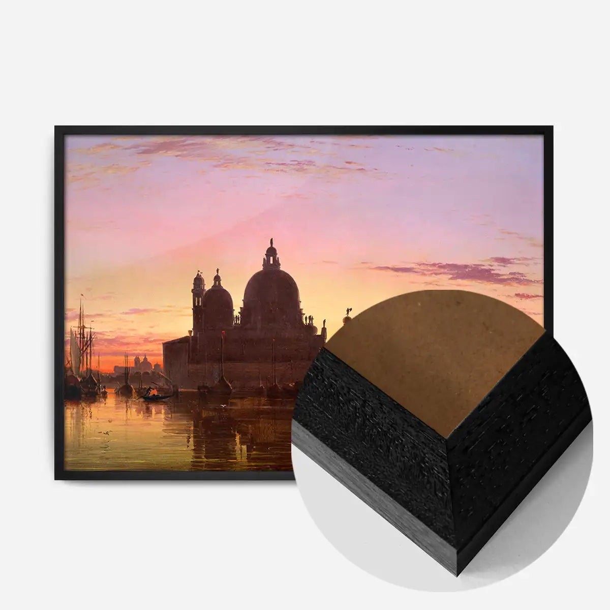 Venice Sunset Print by Edward William Cooke