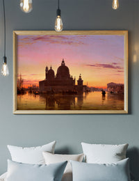 Venice Sunset Print by Edward William Cooke