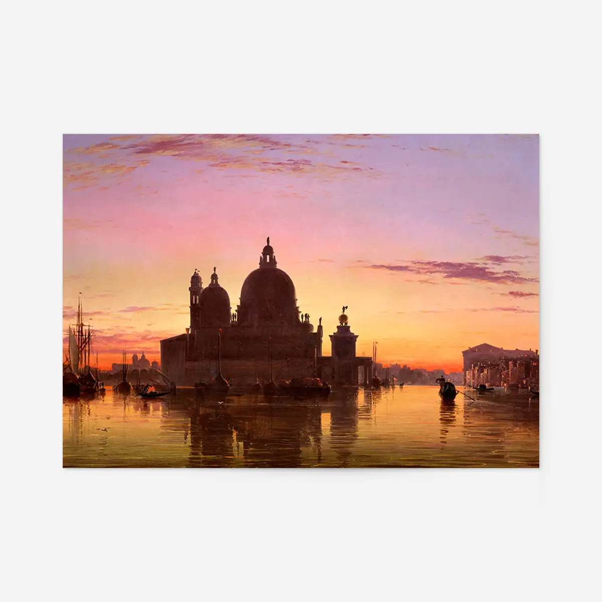 Venice Sunset Print by Edward William Cooke