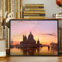 Venice Sunset Print by Edward William Cooke